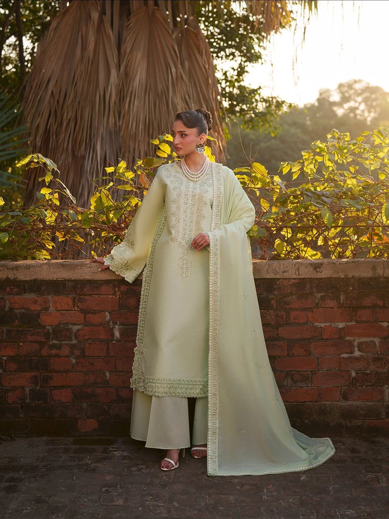 Mahnur Fiona Lawn'26 Embroidered Stitched 3-Piece Suit-F-14