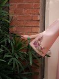 Pink-Mahnur Fiona Lawn'26 Embroidered Stitched 3-Piece Suit-F-01