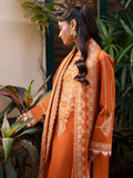 Orange-Mahnur Fiona Lawn'26 Embroidered Stitched 3-Piece Suit-F-02