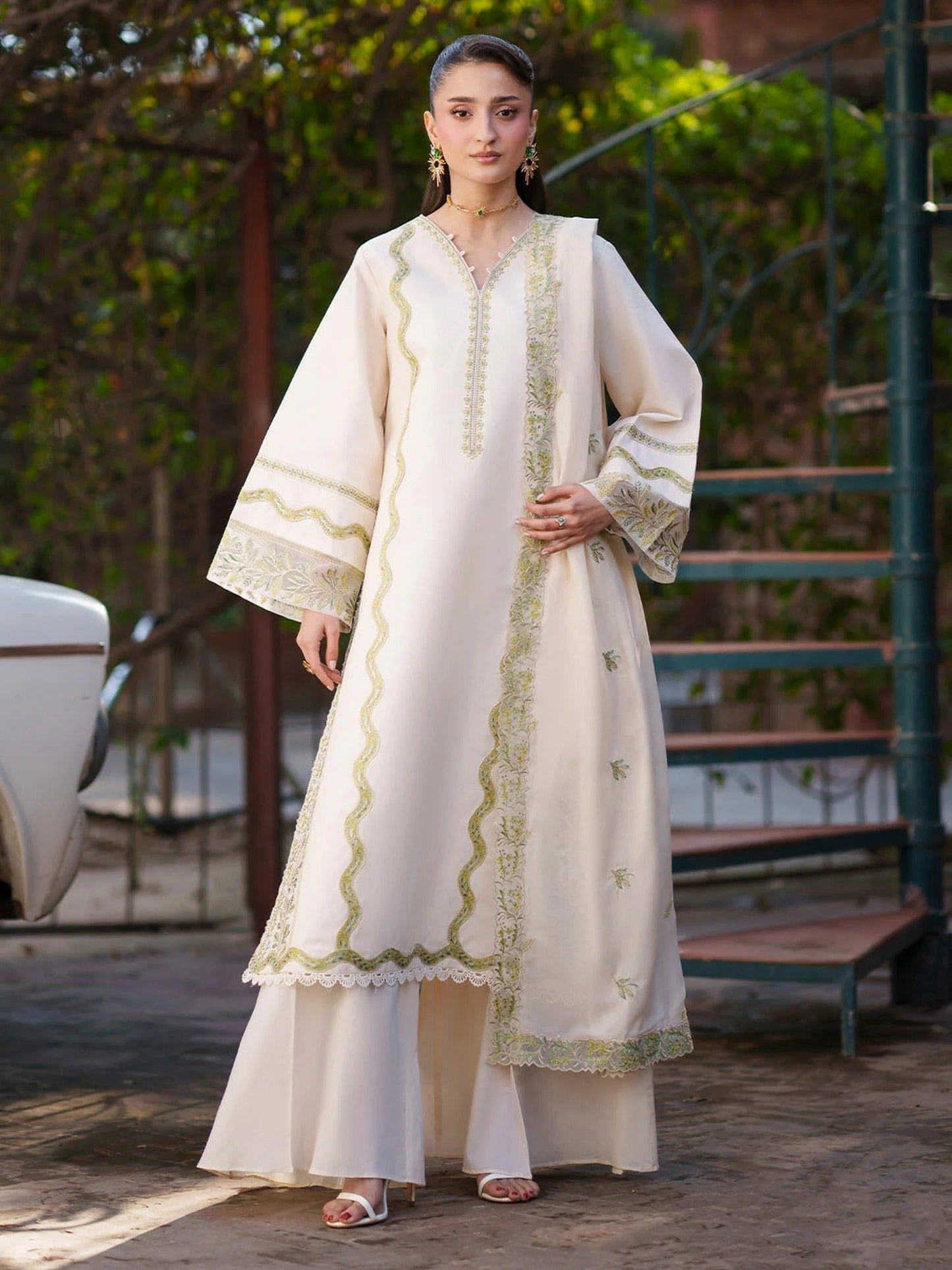Mahnur Fiona Lawn'26 Embroidered Stitched 3-Piece Suit-F-03