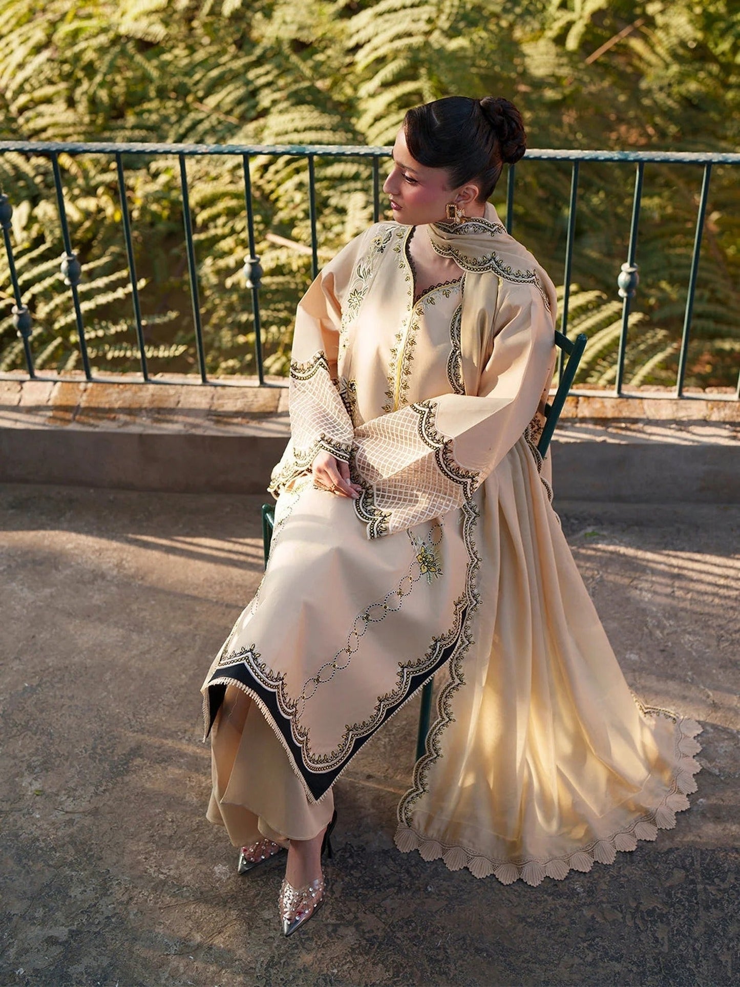 Mahnur Fiona Lawn'26 Embroidered Stitched 3-Piece Suit-F-04