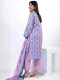 Lilac Khaddi Lawn Printed Unstitched 3-Piece Suit-SS2197A