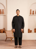 Black Dot N Dot Andaaz Silk Kurta Pajama-Fayaz