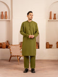 Green-Dot N Dot Andaaz Silk Kurta Pajama-Azlan