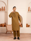Brown-Dot N Dot Andaaz Silk Kurta Pajama-Kasim