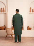 Green-Dot N Dot Andaaz Silk Kurta Pajama-Basil