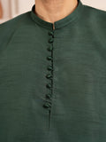 Green-Dot N Dot Andaaz Silk Kurta Pajama-Basil