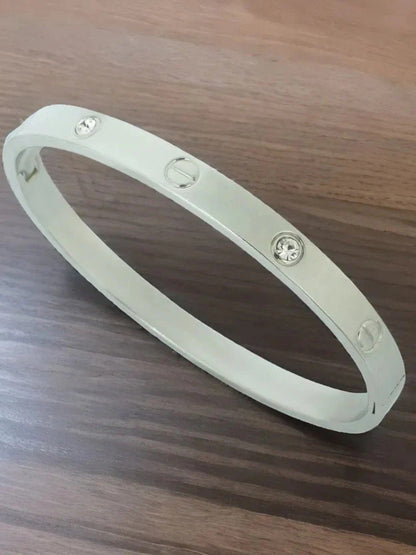 Silver-Loyalies Openable Bangle-FS-SLV-006