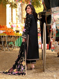 Black-Tawakal Closet Cotton Embroidered Stitched 3-Piece Suit-Florals
