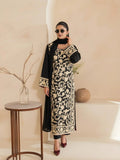 Black-Tawakal Closet Cotton Embroidered Stitched 3-Piece Suit-Armeen