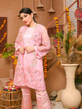 Pink-Ruby's Couture Organza Embroidered Stitched 4-Piece Suit-Sehar