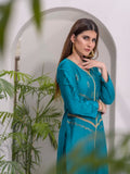 Green-Ruby's Couture Cotton Stitched 3-Piece Suit-Haya