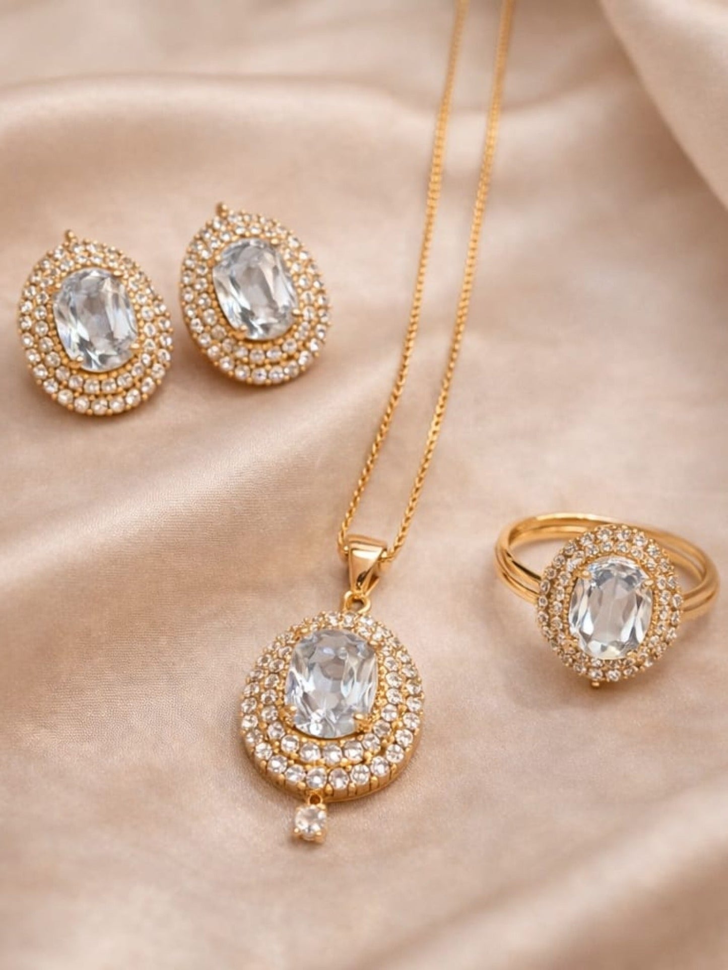 Golden Durwaj's Necklace Set-DW-096