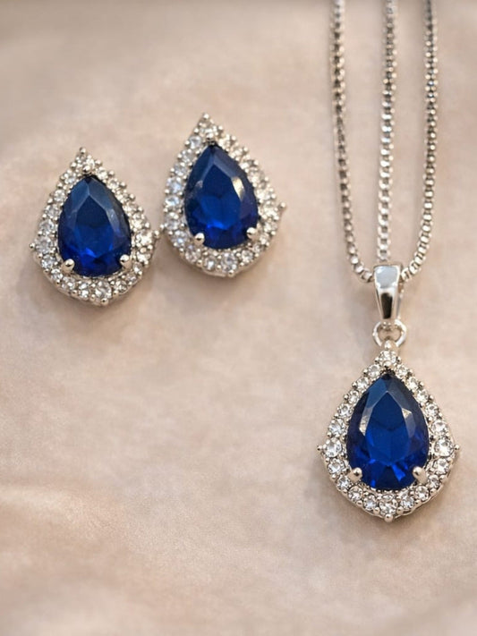 Silver Durwaj's Necklace Set-DW-101