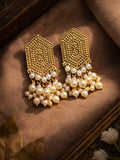 Golden Durwaj's Drop Earrings-DW-074