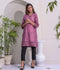 Ruby's Couture Cotton Silk Stitched 3-Piece Suit-Shame-e-Ghazal