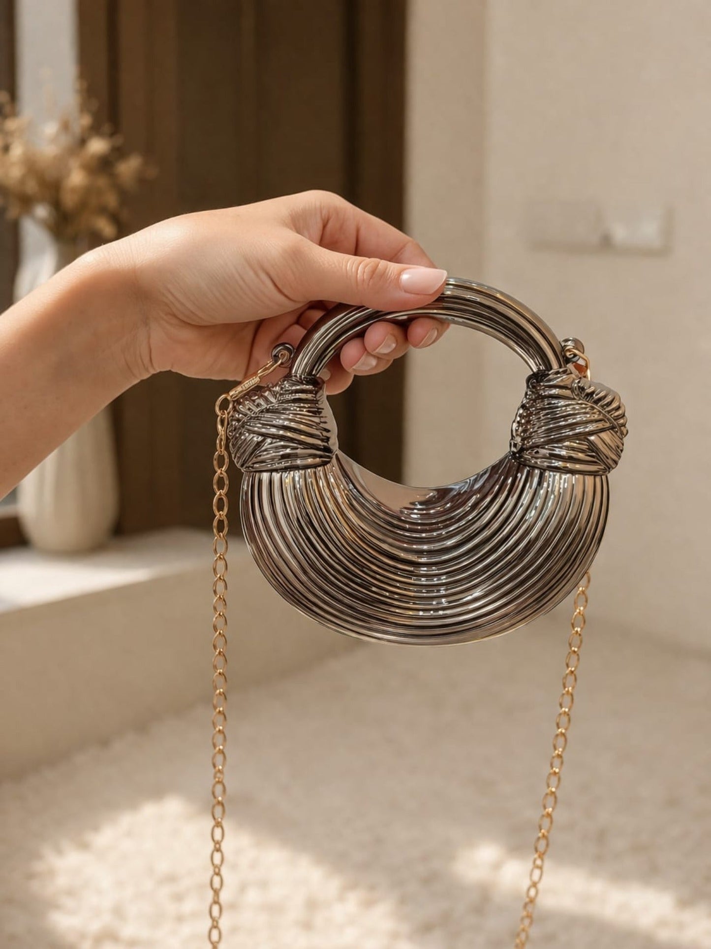 Brown Durwaj's Clutch-DW-087