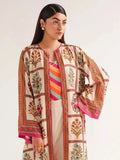 Beige MH Cloth House Blended Lawn Printed Co-Ord Set-Parisha