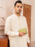 White-Dot N Dot Andaaz Silk Kurta Pajama-Ameer
