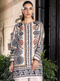 Cream Multi MH Cloth House Blended Lawn Printed Co-Ord Set-Parwana