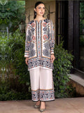 Cream Multi MH Cloth House Blended Lawn Printed Co-Ord Set-Parwana