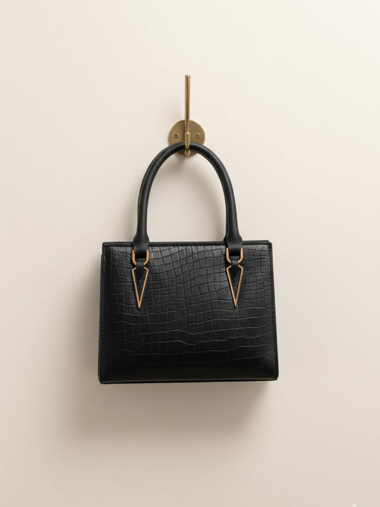 Black-Zebaish Collection Hand Bag-ZB-094