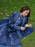 Blue Mahnur Amaya Lawn'26 Embroidered Unstitched 3-Piece Suit-MU-01