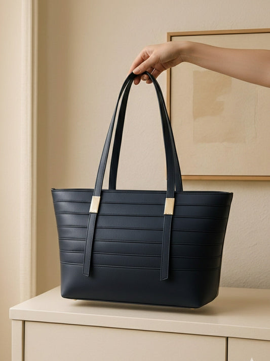 Black-Zebaish Collection Tote Bag-ZB-091