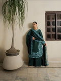 Green-Mahnur Amaya Lawn'26 Embroidered Unstitched 3-Piece Suit-MU-04