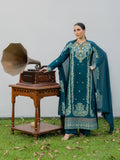 Blue Mahnur Amaya Lawn'26 Embroidered Unstitched 3-Piece Suit-MU-08