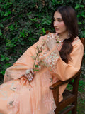Orange Mahnur Amaya Lawn'26 Embroidered Unstitched 3-Piece Suit-MU-12