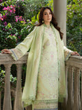 Mint Green Mahnur Amaya Lawn'26 Embroidered Unstitched 3-Piece Suit-MU-13