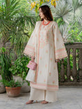 Cream Mahnur Amaya Lawn'26 Embroidered Unstitched 3-Piece Suit-MU-05