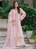 Pink Mahnur Amaya Lawn'26 Embroidered Unstitched 3-Piece Suit-MU-07