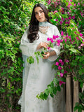 Blue Mahnur Amaya Lawn'26 Embroidered Stitched 3-Piece Suit-MU-03