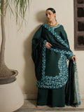 Green Mahnur Amaya Lawn'26 Embroidered Stitched 3-Piece Suit-MU-04