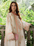 Cream Mahnur Amaya Lawn'26 Embroidered Stitched 3-Piece Suit-MU-05