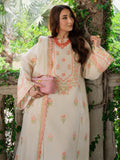 Cream Mahnur Amaya Lawn'26 Embroidered Stitched 3-Piece Suit-MU-05