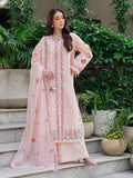 Pink Mahnur Amaya Lawn'26 Embroidered Stitched 3-Piece Suit-MU-07