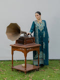 Blue Mahnur Amaya Lawn'26 Embroidered Stitched 3-Piece Suit-MU-08