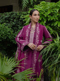 Purple Mahnur Amaya Lawn'26 Embroidered Stitched 3-Piece Suit-MU-10