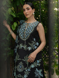 Black Mahnur Amaya Lawn'26 Embroidered Stitched 3-Piece Suit-MU-11