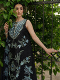Black Mahnur Amaya Lawn'26 Embroidered Stitched 3-Piece Suit-MU-11