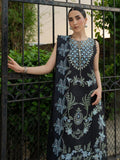 Black Mahnur Amaya Lawn'26 Embroidered Stitched 3-Piece Suit-MU-11