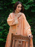 Orange Mahnur Amaya Lawn'26 Embroidered Stitched 3-Piece Suit-MU-12