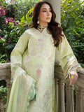 Mint Green Mahnur Amaya Lawn'26 Embroidered Stitched 3-Piece Suit-MU-13