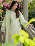 Mint Green Mahnur Amaya Lawn'26 Embroidered Stitched 3-Piece Suit-MU-13