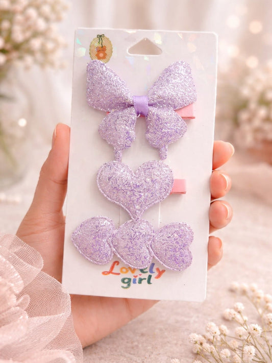 Lilac Durwaj's Hair Clip Set-DW-051