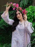 Lilac Mahnur Amaya Lawn'26 Embroidered Stitched 3-Piece Suit-MU-14