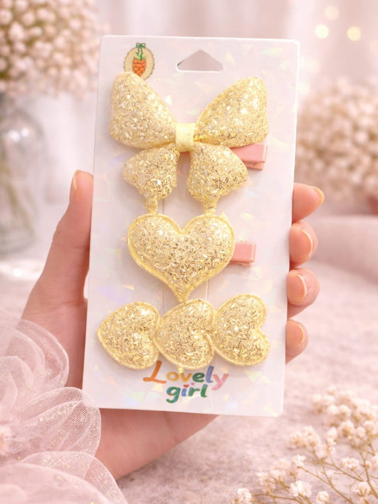 Golden Durwaj's Hair Clip Set-DW-052